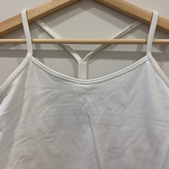 White Lululemon spaghetti strap tank top - Picture 3 of 4